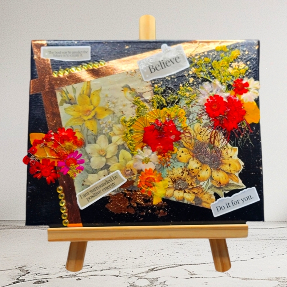 Vintage Mixed Media Collage